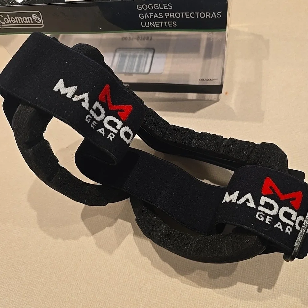 Coleman‎ MadDog Gear  Riding Goggles Adjustable Strap NEW One Size Fits Most
